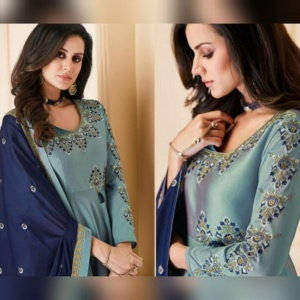 Tapasaya Gowns (Cadet blue)